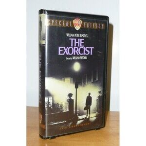 The Exorcist (VHS, 1998, 25th Anniversary Special Edition) Clamshell, postcard